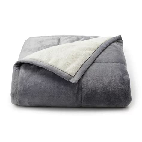 Cuddl Duds® Cozy Soft Plush to Faux Fur Throw