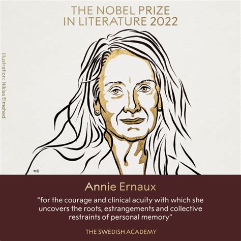 Annie Ernaux wins the 2022 Nobel Prize in Literature! | Curious Times