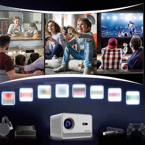 yilyih Led Lights Remote Control,A10Plus High Clear 4K Projector Wifi ...