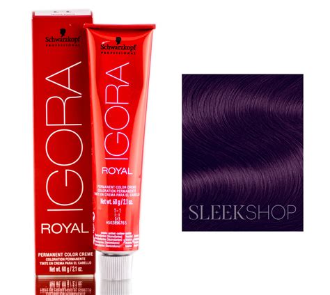 Schwarzkopf Igora Royal Permanent Hair Color - 4-99 Medium Brown Violet ...