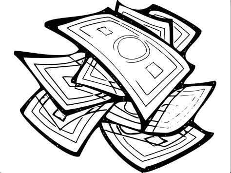 Money Coloring Pages Printable