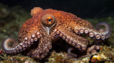 Octopus Photo Of Species Of Sea Creature In The Sea Background, Show Me ...