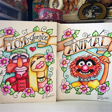 Floyd Pepper and Janice / the Muppets / the Electric Mayhem / - Etsy