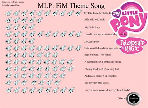 MLP:FiM Opening Theme Song by jessekruz on DeviantArt
