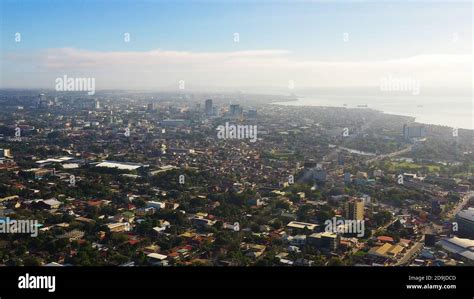 Aerial drone of of Davao city. Davao del Sur, Philippines Stock Photo - Alamy