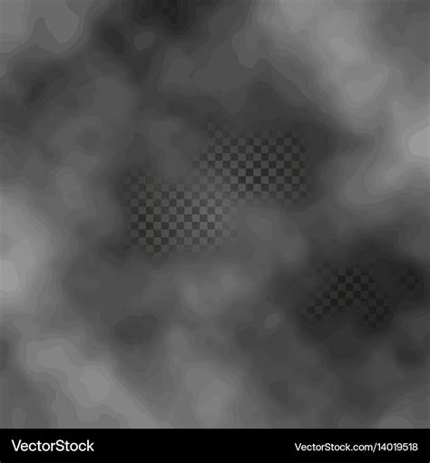 Fog or smoke isolated transparent special effect Vector Image