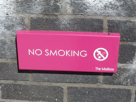 The Mailbox - No Smoking - sign | Thought it was time to get… | Flickr