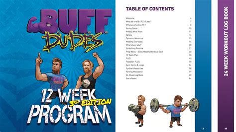 Buff Dudes Workout Plan Pdf - WorkoutWalls