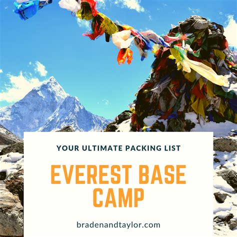 Everest Base Camp Packing List | How To Buy & Rent Trekking Gear ...