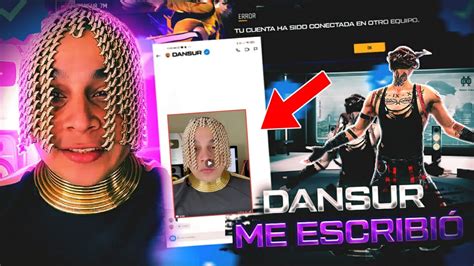 DANSUR REAL Me MANDA VÍDEO *Me Hackea* Mi Cuenta Verificada "Ayuda Por Favor* 😭🤡 FREE FIRE ...