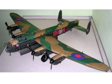 Avro Lancaster Bomber Aircraft PaperCraft Paper Model Plans et | Etsy