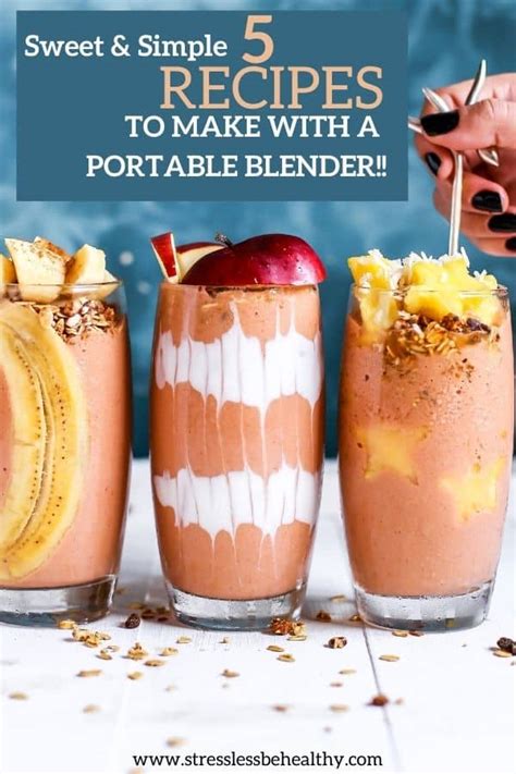 Busy Blending: 5 Recipes You Can Do With a Portable Blender