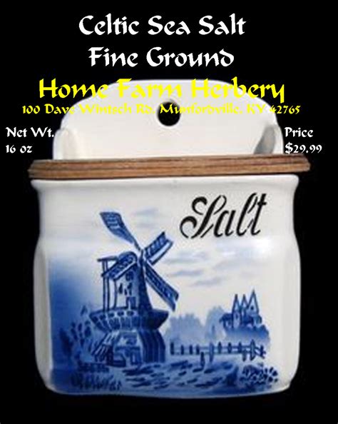 Celtic Sea Salt Fine Ground is only what the best cooks use! Order now. : Home Farm Herbery