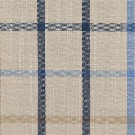 Casual Plaid Mallard Blue Upholstery Fabric - Home & Business Upholstery Fabrics