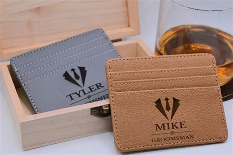 Groomsmen Wallet Groomsmen Gift Box Groomsmen Gift Best Man - Etsy