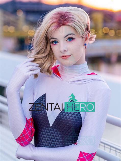 3D Printed Gwen Stacy Costume Spider-Man: Into the Spider-Verse ...