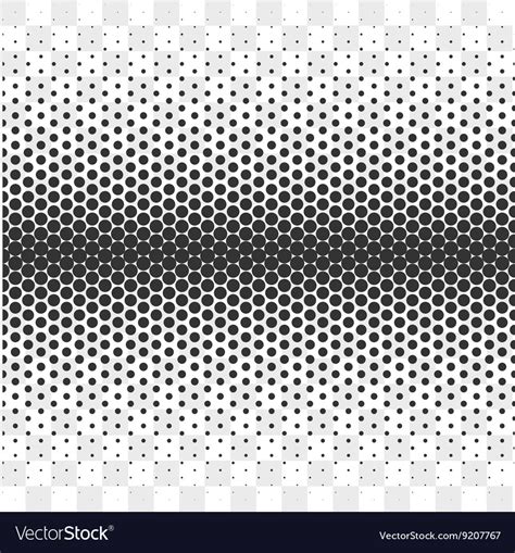 Gradient dotted background on transparent Vector Image