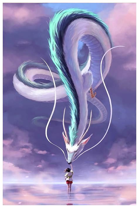 Spirited Away Dragon Japanese Anime Art Digital Art by Charles Ansell ...