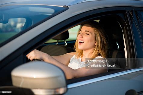 Singing In Car High-Res Stock Photo - Getty Images