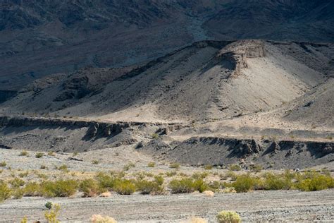 Fault scarp cutting alluvial fan deposits – Geology Pics