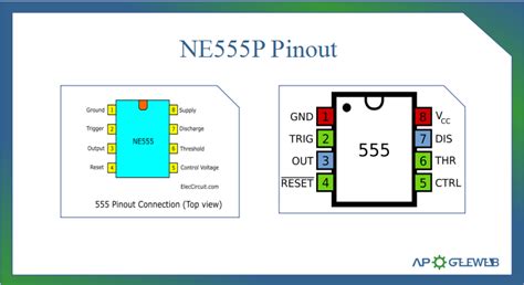 NE555P: Pinout, Datasheet, Features, Applications