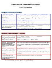 Model Graphic Organizer Compare Contrast Utopia and Dystopia Essay - Kami Converted.pdf ...