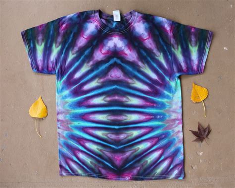 Tie Dye Shirt | Large, Psychedelic Clothing, Trippy Shirt, 60s hippie, Festival Fashion ...