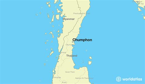 Where is Chumphon, Thailand? / Chumphon, Chumphon Map - WorldAtlas.com