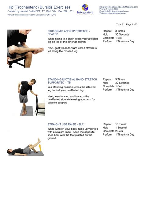 Trochanteric Bursitis Exercises