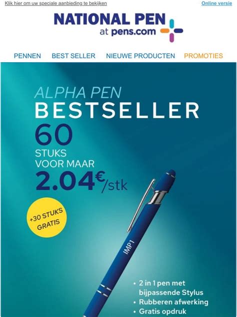 national pen nl: Ontdek waarom het een bestseller is! | Milled