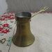 Vintage Coffee Maker Turkish Brass Coffee Pot Rustic Kitchen - Etsy