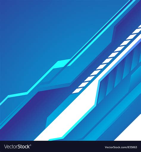 Hi tech blue background Royalty Free Vector Image