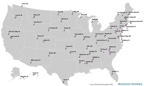 Smallest Place Map - Business Insider