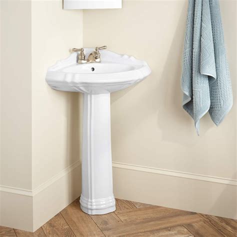 Porcelain Pedestal Bathroom Sink | Ruivadelow