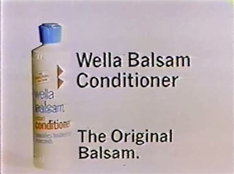 LoveTheSeventies: WELLA BALSAM SHAMPOO & CONDITIONER - A 70s MUST-HAVE!