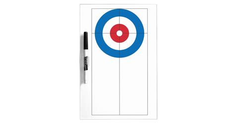 Curling rings dry erase whiteboard | Zazzle