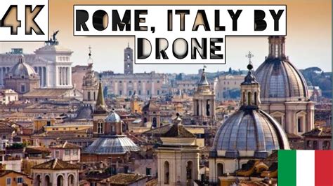 Rome Italy Drone View [4k] - YouTube