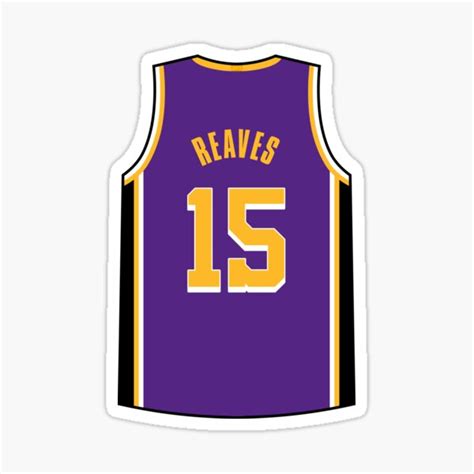 "Austin Reaves Statement Jersey" Sticker for Sale by designsheaven | Redbubble