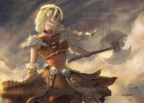 Warrior | Astrid by RaidesArt | How train your dragon, How to train your dragon, How to train dragon