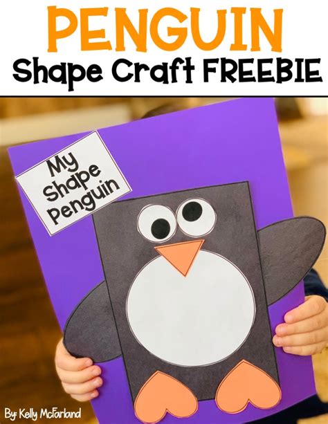 SHAPE PENGUIN {FREEBIE} - Engaging Littles