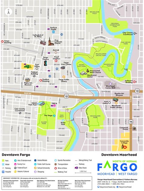 Map Of Hotels In Fargo Nd