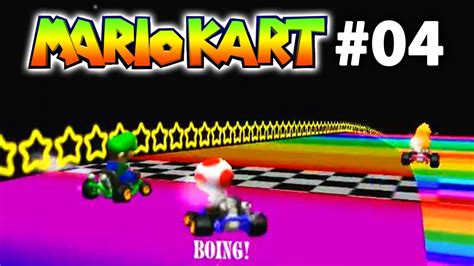 Rainbow Road Photo Finish -- Mario Kart 64 #4 - YouTube