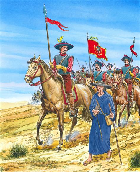 Spanish Conquistadores on the march | Spanish conquistador ...