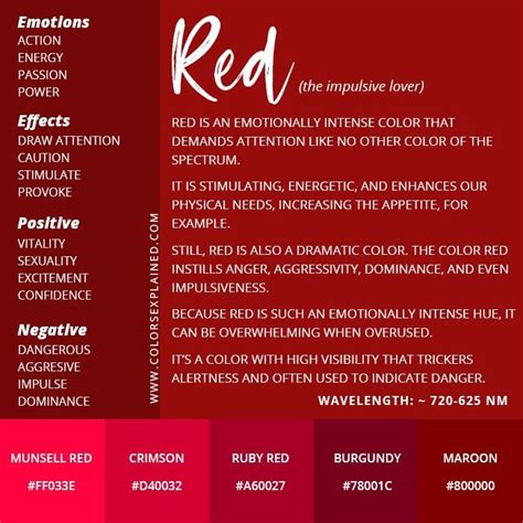a red and pink color scheme with the words red in different font styles on it