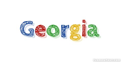 Georgia Logo | Free Name Design Tool from Flaming Text