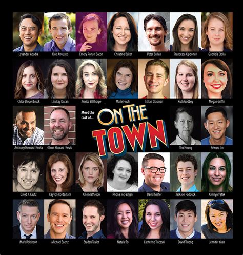 Meet the cast of On The Town – South Bay Musical Theatre