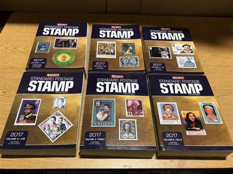 Complete Set 2017 Scott Standard Postage Stamp Catalogue Volume 1-6 | Publications & Supplies ...