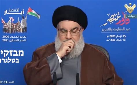 After cough-filled speech, Israeli military hints Nasrallah may have ...