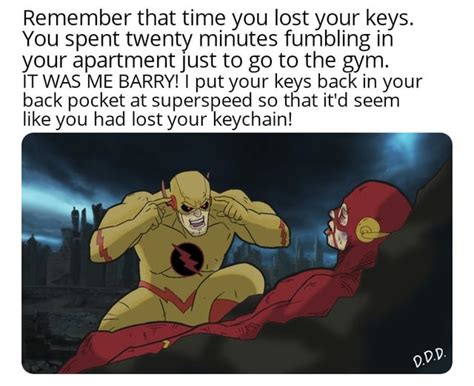 It was me Barry..... : dcmemes