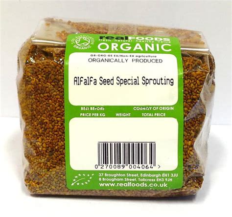 Organic Special Sprouting Alfalfa Seed from Real Foods Buy Bulk ...